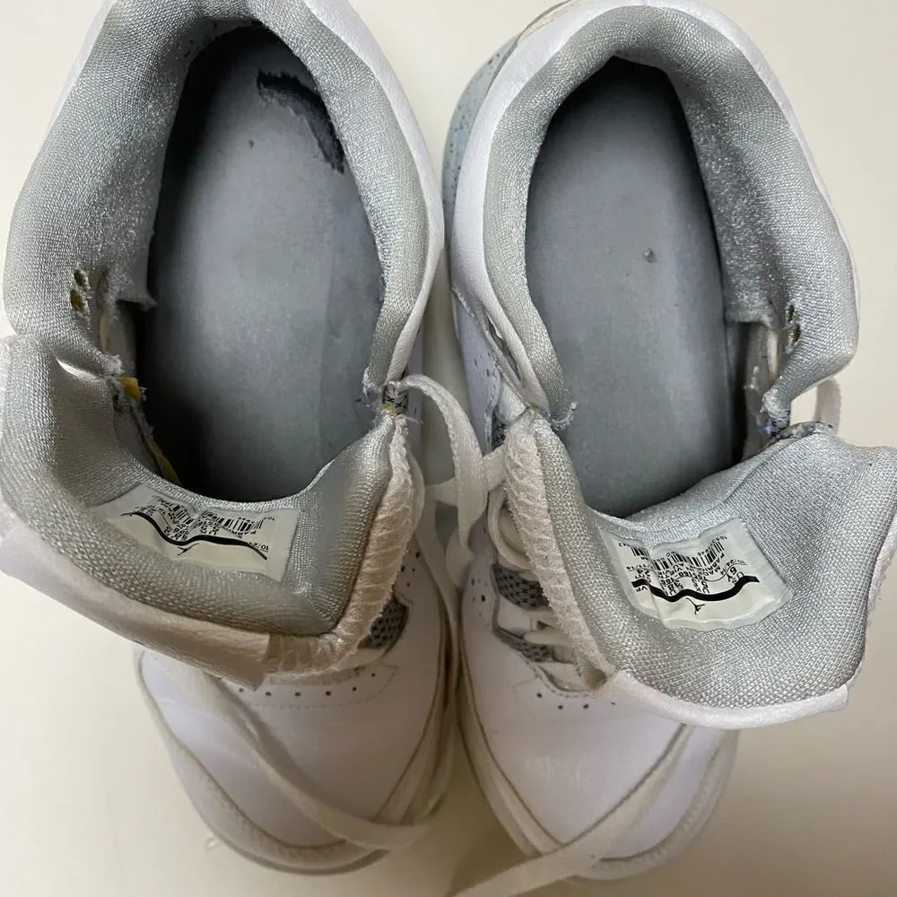 Air Jordan Flight Origin 2 Youth White|Gray Basketball Sneakers Sz 6Y-men